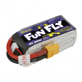 TATTU FunFly LiPo Series – 4S 1300mAh 14,8V 4S1P (100C) XT60 Plug