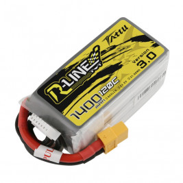 GENS ACE LIPO TATTU R-Line FPV serie - 6S 1400mAh 22,2V 6S1P (120C) Version 3.0