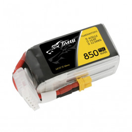 Gens Ace LiPo Tattu Serie - 4S 850mAh 14,8V 4S1P (75C) XT30 Plug