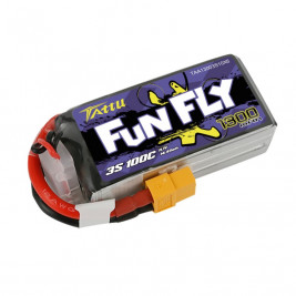 TATTU FunFly LiPo Series – 3S 1300mAh 11,1V 3S1P (100C) XT60 Plug