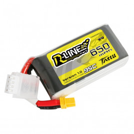 GENS ACE LIPO TATTU R-Line FPV serie - 3S 650mAh 11,1V 3S1P (95C) Version 1.0