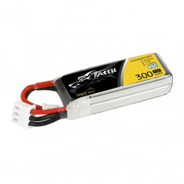 GENS ACE LiPo TATTU serie - 2S 300mAh 7,6V 2S1P HV (75C) JST-PHR Plug