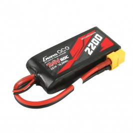 GENS ACE LiPo - 2S 2200mAh 7,4V 2S1P (60C) XT60 Plug