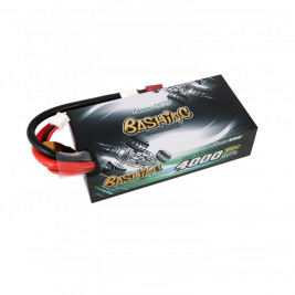 GENS ACE LiPo - 2S 4000mAh 7,4V 2S2P (60C) HardCase Bashing Serie, Dean-T Plug