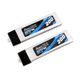 Gens ace LiPo - 1S 200mAh 3,7V 1S1P HV (45C) Molex Plug (2 ks)