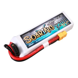 Gens ace Soaring G-Tech LiPo - 3S 2200mAh 11,1V 3S1P (30C) XT60 Plug