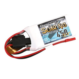 Gens ace Soaring G-Tech LiPo - 2S 450mAh 7,4V 2S1P (30C) JST-SYP Plug